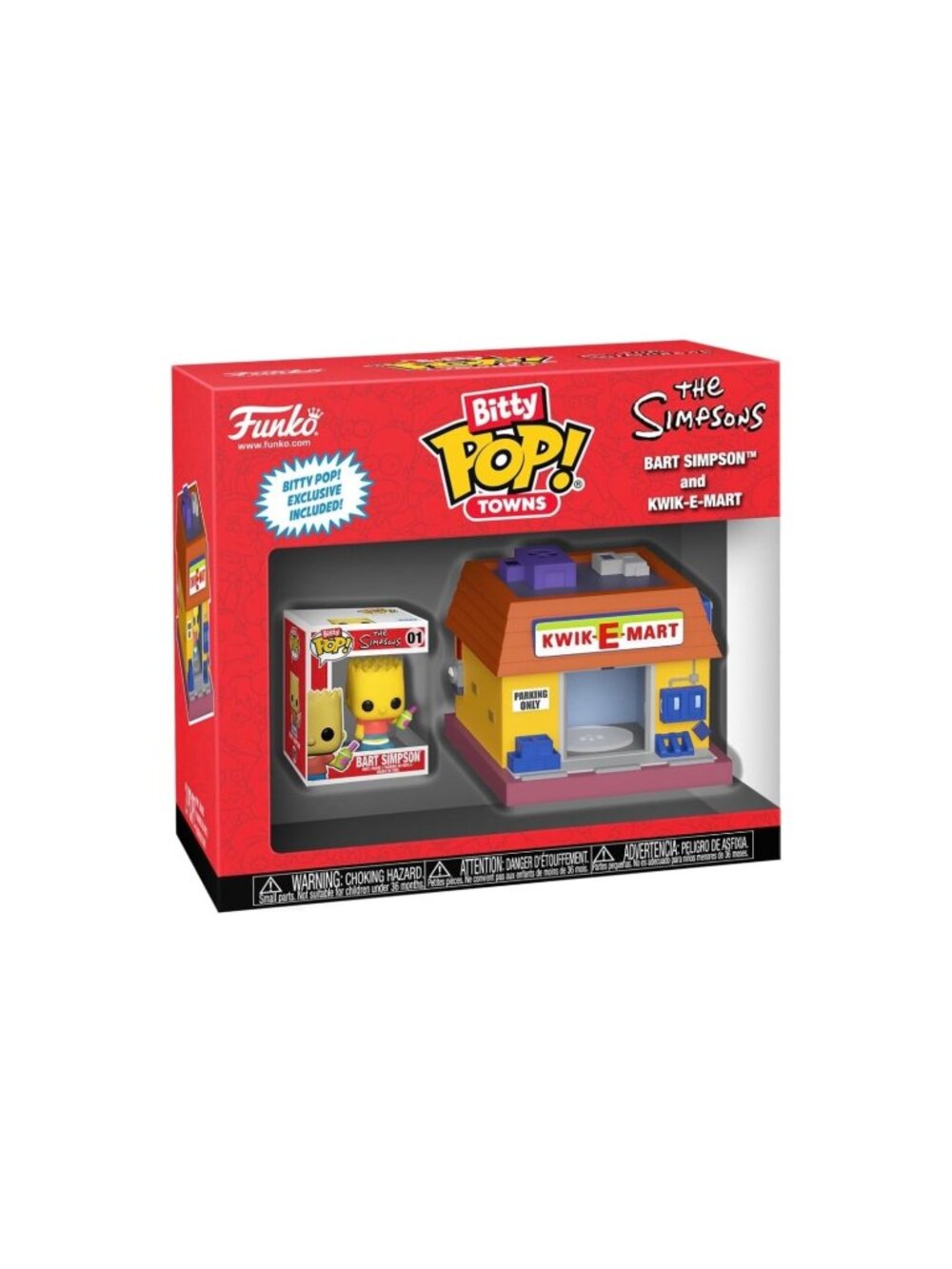 Bart Simpson and Kwik-E-Mart Funko Bitty POP! Town: The Simpsons